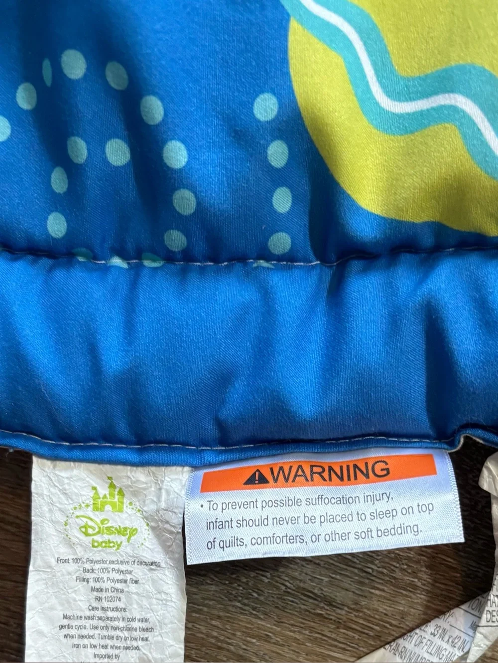 Disney Finding Nemo Baby Crib Blanket Comforter 32”Wx42”L